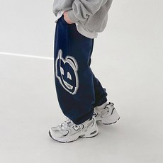 BerryCloset 青少年刷毛Squid Crew束口褲