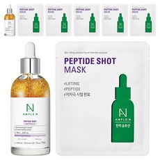 앰플엔 펩타이드샷 앰플 100ml + 펩타이드샷 마스크팩 3매, 1개