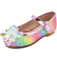 狐狸女童水晶LED鞋