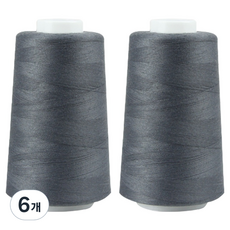 Sewing by Hand 40支2股縫紉線, 6個, 25 炭灰色