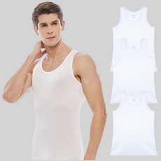 JAMES DEAN 男士透氣基本款100%純棉背心3件組