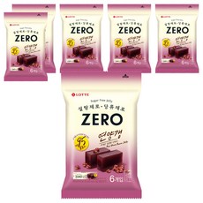 LOTTE 樂天 ZERO 紅豆羊羹 50g x 6入, 6個, 300g