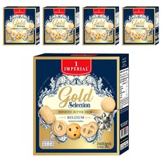 임페리얼쿠키 골든 셀렉션 벨기에 스낵, 5개, 90g