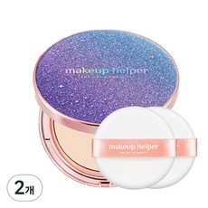 Makeup Helper Art Pact Original Profinish 極光月光 23g + 獨家粉撲套裝, 22 Nude Beige, 2組