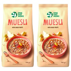 ONEDAYMORE 果乾燕麥片, 700g, 2包