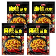 盛香珍 麻辣花生, 80g, 4包