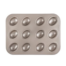 Hanomad 金色12格檸檬瑪德蓮烤盤, 1個