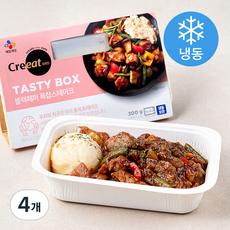 크레잇 테이스티박스 블랙페퍼 폭찹스테이크 (냉동), 300g, 4개
