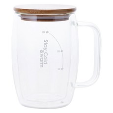 cook power 鍋寶 雙層耐熱玻璃杯 13.5 x 9 x 12.6cm 280g 400ml, 透明色, 1個