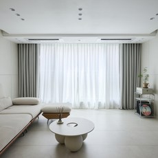 Clemence Mute氣密遮光窗簾, 淺灰色