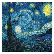 쿠미핸즈 고흐 보석 십자수 40 x 50 cm, 혼합색상, 1개