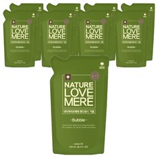 NATURE LOVE MERE 嬰兒泡泡洗手慕斯 補充包, 檸檬青檸香味, 250ml, 9包