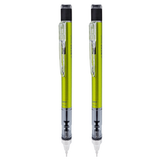 Tombow 蜻蜓牌 MONO graph自動鉛筆 基本色系 DPA-132E 萊姆綠, 0.5mm, 2支