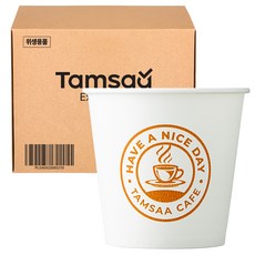 탐사 카페 종이컵 180ml, 1개, 1000개입