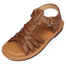 paperplaneskids 兒童皮革涼鞋