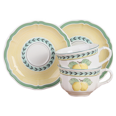 Villeroy&Boch 法式花園茶杯+碟套裝, 2組, 混色