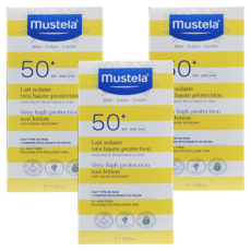 mustela 慕之恬廊 高效性兒童防曬乳 SPF50+, 100ml, 3條