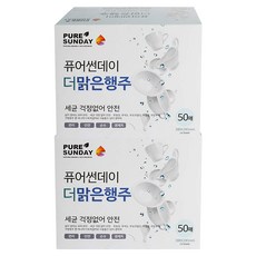 PURE SUNDAY The Malkeun 更潔淨抹布, 50入, 2個