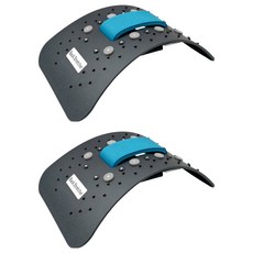 스탠다드리빙 요가 강도조절 허리 스트레칭 보드, 2개, 블랙