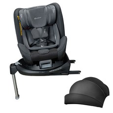 다이치 블리바 360 프로 아이사이즈 카시트 + 선바이저 세트 일체형, 투톤블랙