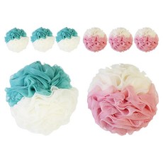 MEO 60g 大沐浴球, 粉紅色, 薄荷綠, 薄荷白, 粉白, 2套, 4入