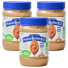 피넛버터앤코 땅콩버터 심플리 스무스, 454g, 3개