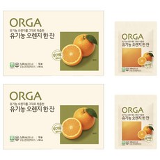 올가홀푸드 유기농 오렌지 한잔, 140ml, 20개
