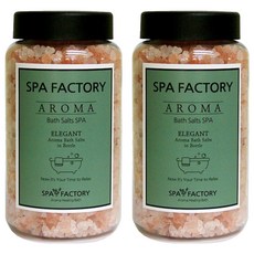 스파팩토리 엘리건트 히말라야 핑크 아로마 바스솔트 입욕제 로즈마리, 2개, 600g