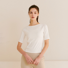 신디 여성용 에센셜 코지 5부 세미 크롭티 CDRP24311