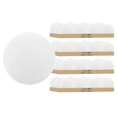 CLEAN 克林 氣炸鍋紙 蒸籠紙 烘焙紙 無孔 吸附油脂 FDA認證 ISEGA認證 耐熱220度C 20cm, 500片, 4包