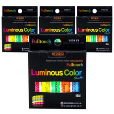 HAGOROMO 碳酸螢光粉筆, 混色, 20支