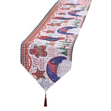 Sonio 布藝聖誕桌旗, 08 餅乾, 180 x 33 cm, 1個