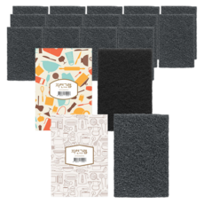 자연그램 탄냄비 요술 양면 수세미, 16개