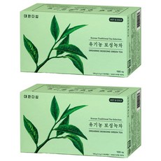 대한다업 유기농 보성녹차, 1.2g, 100개입, 2개