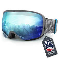 WILDHORN 滑雪護目鏡, 石灰色冰藍色