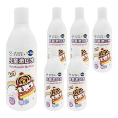 oh care 歐克威爾 波力兒童漱口水 葡萄, 350ml, 6瓶