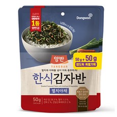 양반 한식 김자반 멸치야채, 50g, 2개