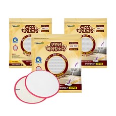 epata Kleen Up 檸檬酸小蘇打圓形濕拖清潔布 基本款 30入 + 專用魔鬼氈墊片 2片, 3個