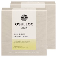 OSULLOC 洋甘菊萃取茶, 1.8克, 3片, 2個