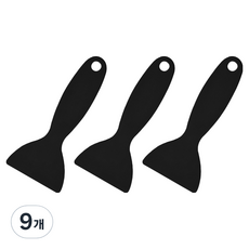 월드크린 플라스틱 스크래퍼 블랙, 9개
