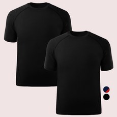 아이디원 아르메데스 남성용 기능성 반팔 라운드 언더레이어 상의 ID R36 2p