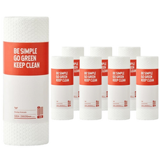 레인보우샵 빨아쓰는 일회용 행주, 50개입, 8개