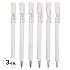 Mungudam 高品質鋒利0.5mm 6p+一次性小袋套裝, 3套, 白色