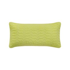 쉬즈홈 베이직 피그먼트 면 메밀 베개 커버 + 속통 세트, 애플 그린, 1개