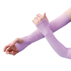 순잠 여름 쿨토시 팔토시 손등형 2p, 퍼플, 1개