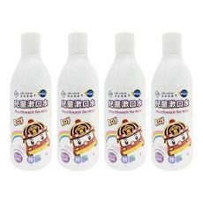 oh care 歐克威爾 波力兒童漱口水 葡萄, 350ml, 4瓶