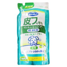 LION 獅王 舒敏洗 愛犬用洗髮精 補充包 低刺激性 液體類型, 400ml, 1包