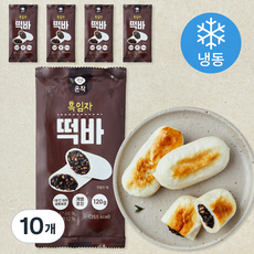 온작 흑임자 떡바 (냉동), 120g, 1개입, 10개