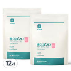 godsungby 小蘇打多功能清潔劑 補充包, 1kg, 12個