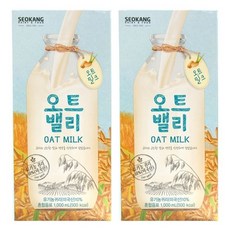 오모패밀리 서강유업 우유, 1L, 2개